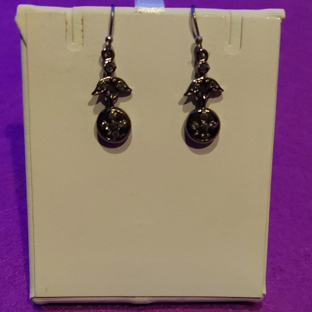Elegant Silver Drop Earrings